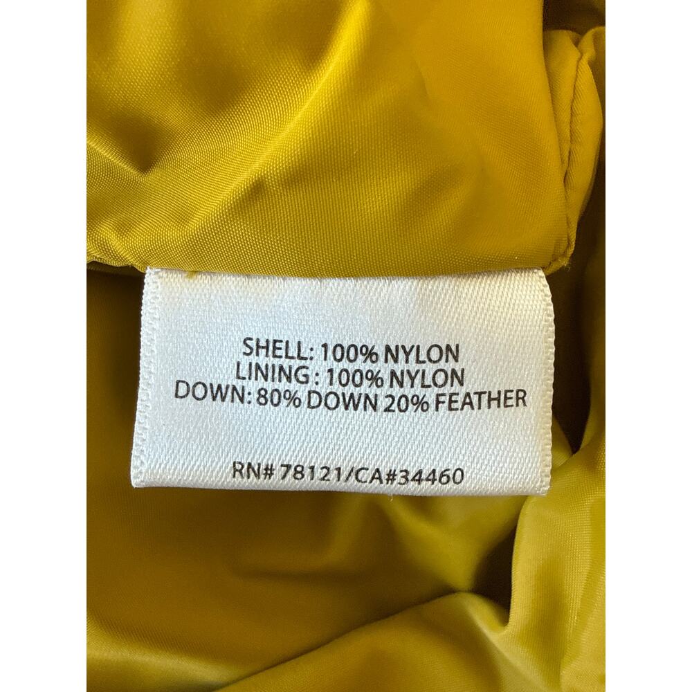 EILEEN FISHER Goose Down Puffer Vest Stand Collar Snap Front Size XL - Picture 7 of 8